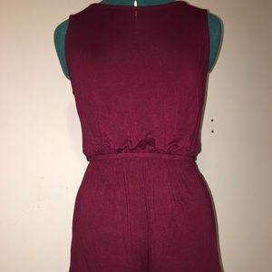 Maroon Romper